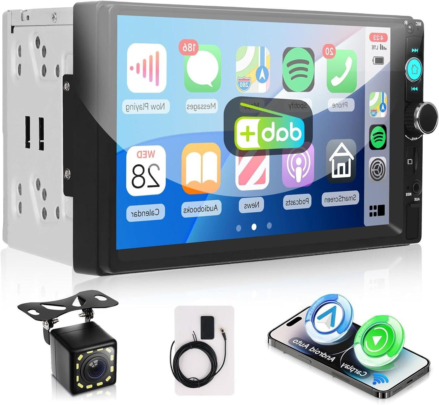 Selius 2-DIN Autoradio met 7 Inch IPS HD Touchscreen