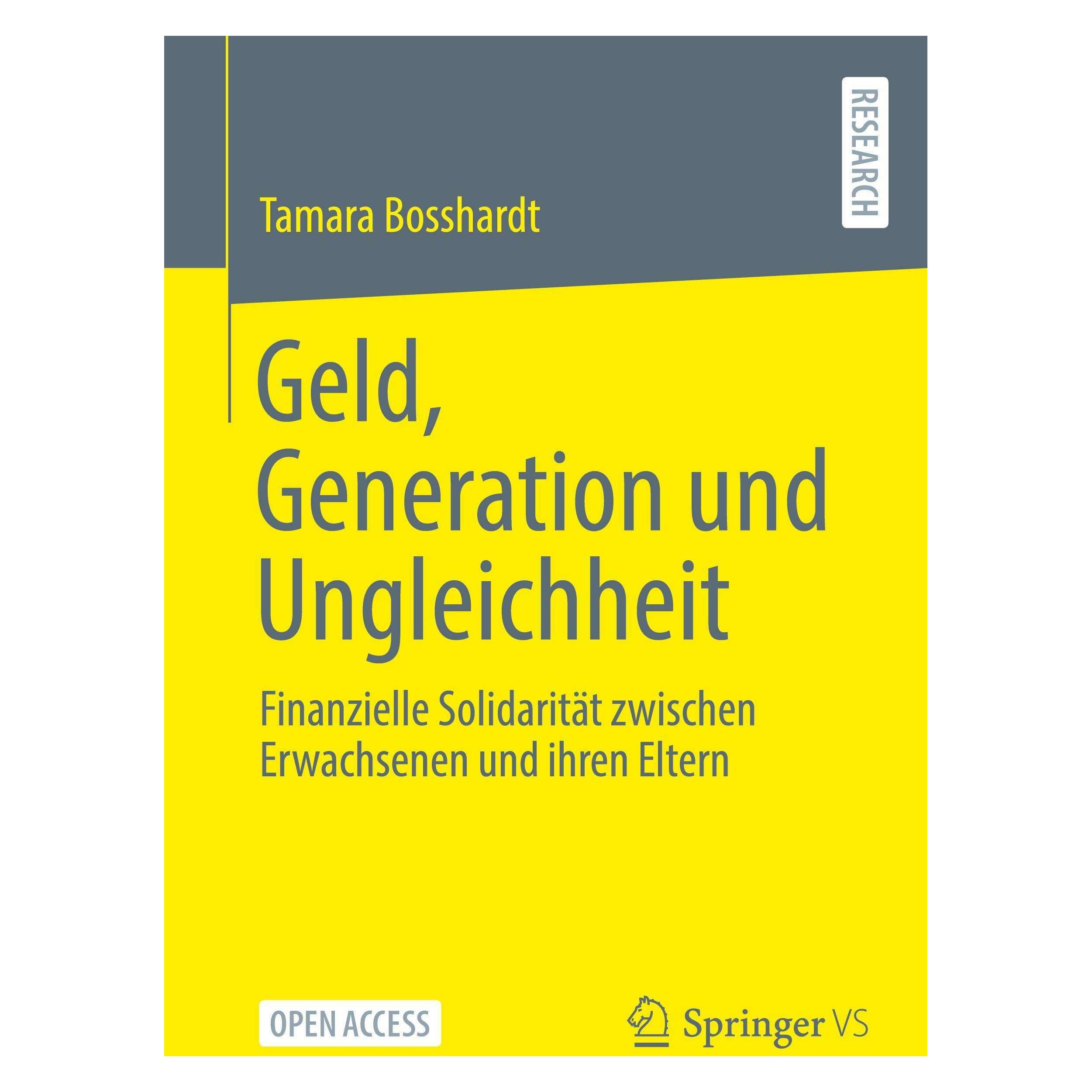 Springer Bosshardt:Geld, Generation und Ungleich (Deutsch, Softcover, Tamara Bosshardt) (45075100)