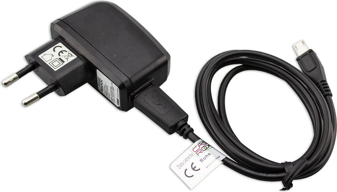 Caseroxx Netvoeding en oplaadkabel voor de Crosscall Trekker-M1 Core