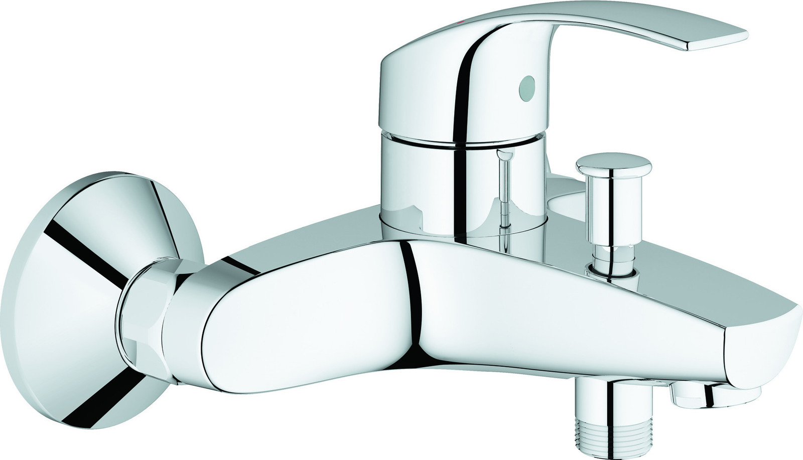 Grohe Eurosmart Badkraan Chrom met waterbesparende functie
