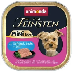 ANIMONDA Vom Feinsten mini adult  Geflügel/Lachs/Dill 100g
