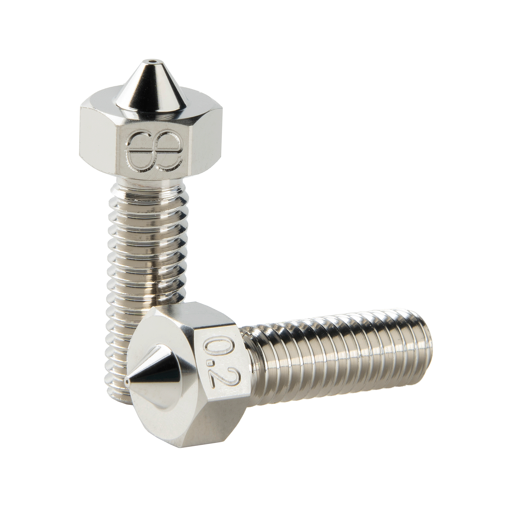 DropEffect XG M4 Threaded Plated Copper Nozzle 0.2/1.75mm 1126-00A-15-03-00
