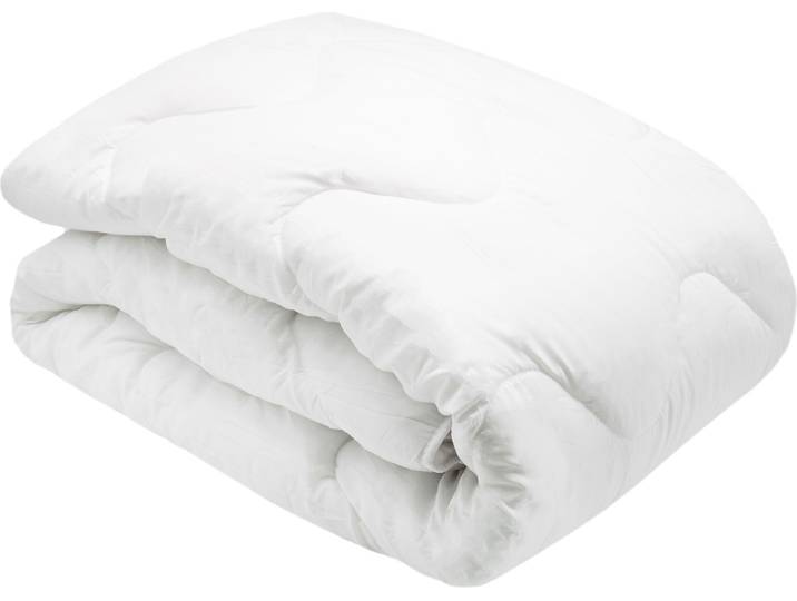 Bettdecke flammhemmend, 240x220 cm, 100% Polyester, weiß