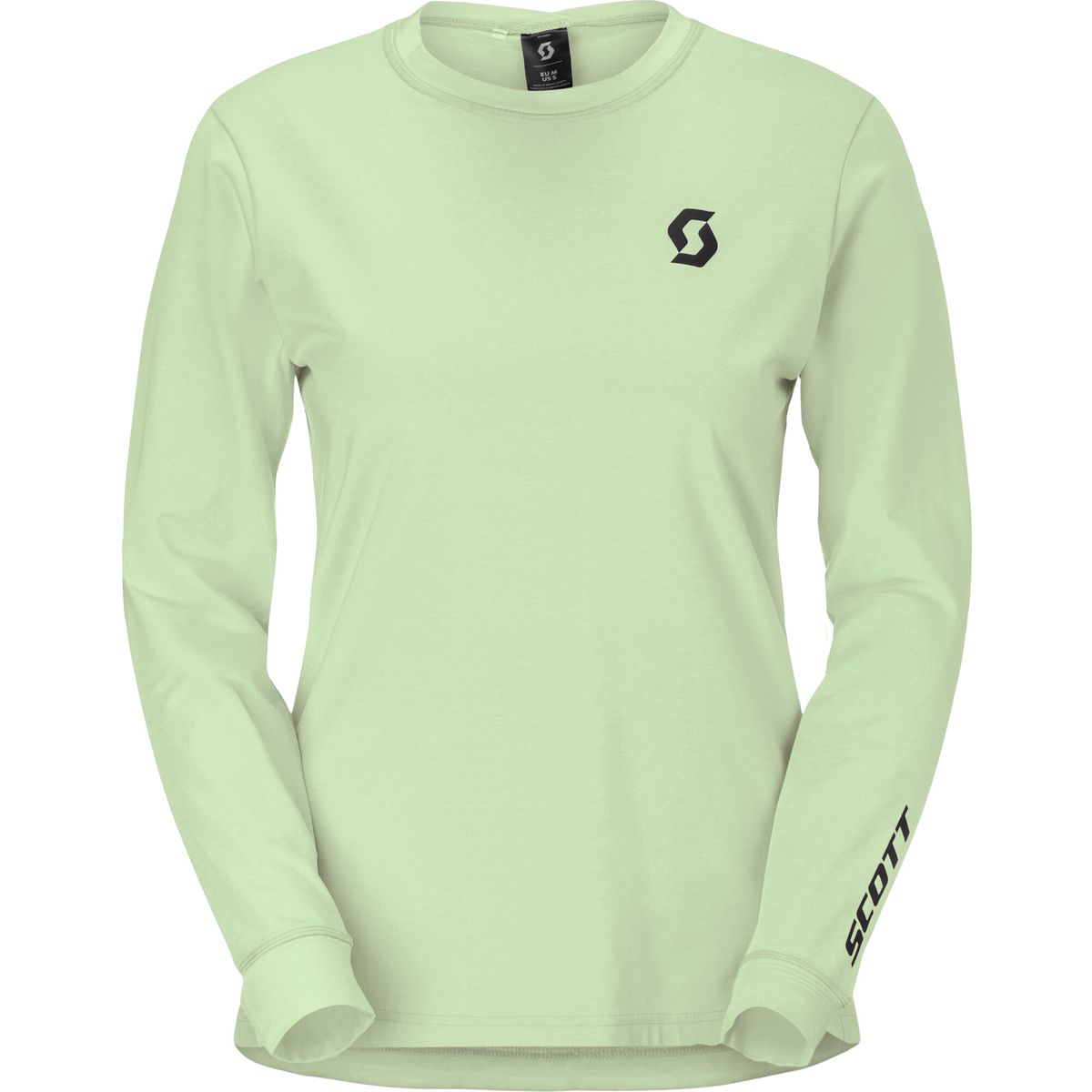 Scott Tee W's Vertic Pro Mid LS vapour green (8402) S 4255708402006