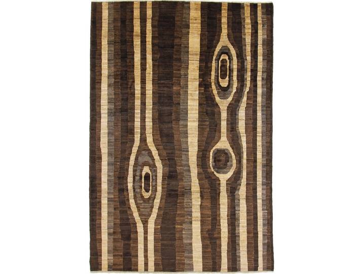 Mahra Teppich 199x296 Handgeknüpft Modern Orientteppich Designteppich Wolle