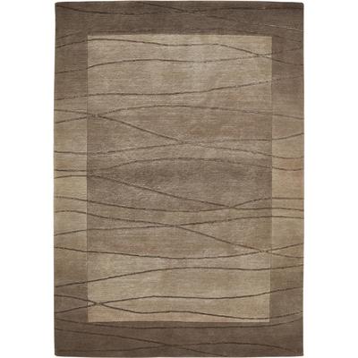 LUXOR living "Lineo" rechteckig 14 mm Höhe Nepalteppich, reine Wolle, mit Bordüre, Wohnzimmer