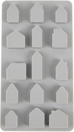 Silikon Gießform "Mini-Häuser"