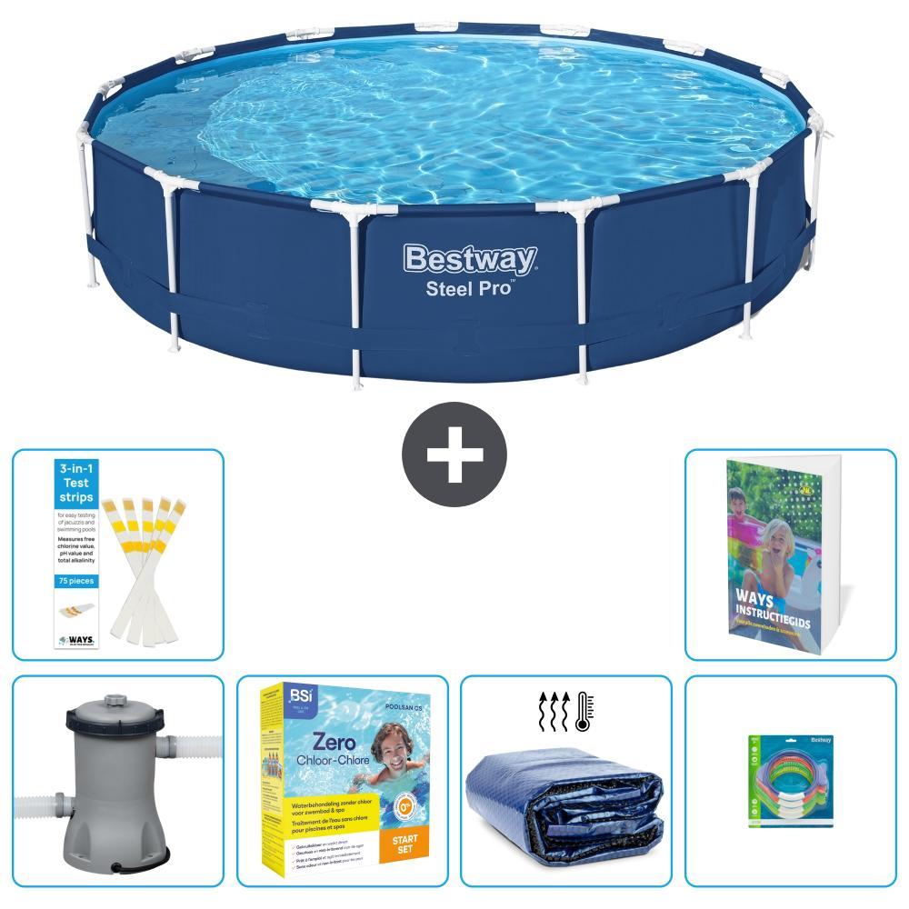 Bestway Steel Pro Rund - 396x84 cm - 5-teilig S181