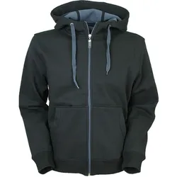 James & Nicholson  Herren Bonding Jacke Doubleface Jacket, black/carbon, L