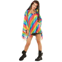 buttinette Poncho "Rainbow", unisex