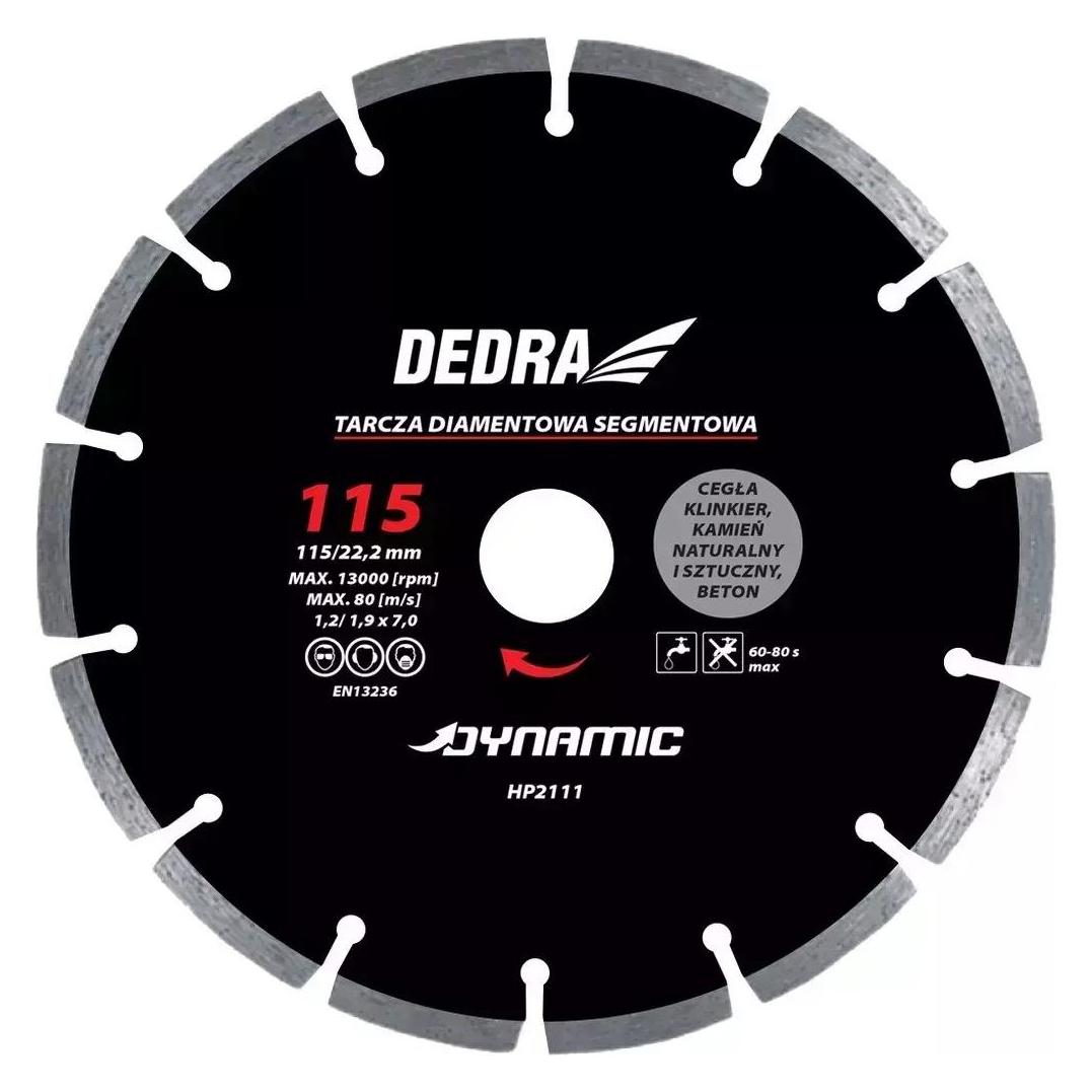 Dedra Segmentierte Diamantschleifscheibe 250 mm/25,4 mm dynamisch (HP2117E)