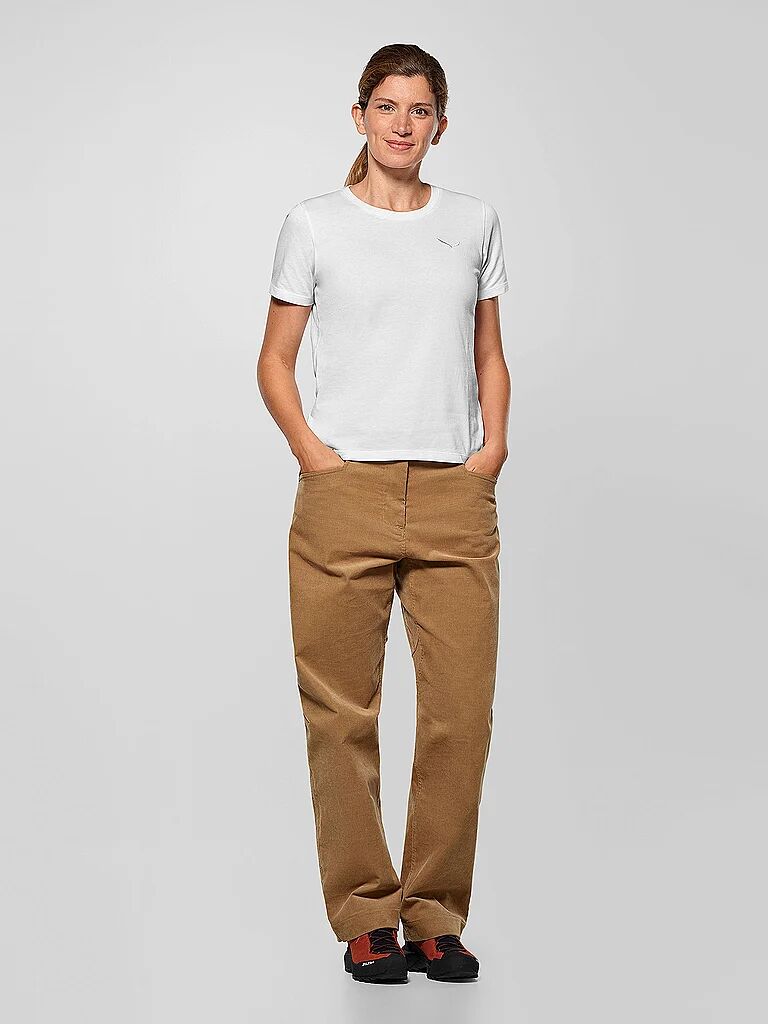 SALEWA Damen Wanderhose Fanes Cord hellbraun   36 W
