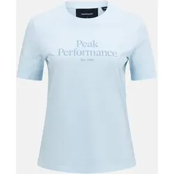 PEAK PERFORMANCE Damen Shirt W Original Tee-CLOUD, Größe S in Blau Blau