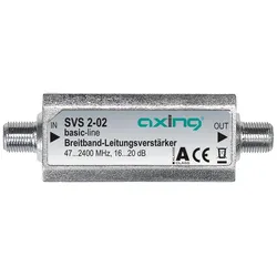 Axing SVS2-02 Breitband-Leitungsverstärker, 47 - 2400 MHz, 16 - 20 dB SVS00202 SVS 2-02