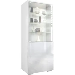 VITRINE Granada Weiß Hochglanz
