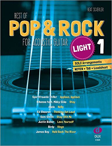 Beat Scherler - Best of Pop & Rock for Acoustic Guitar light 1 - Preis vom 13.10.2026 19:28:25 h