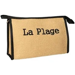 Leek Riet La Plage Toiletry Bag 30x20 Cm, Necessaire, Mehrfarbig