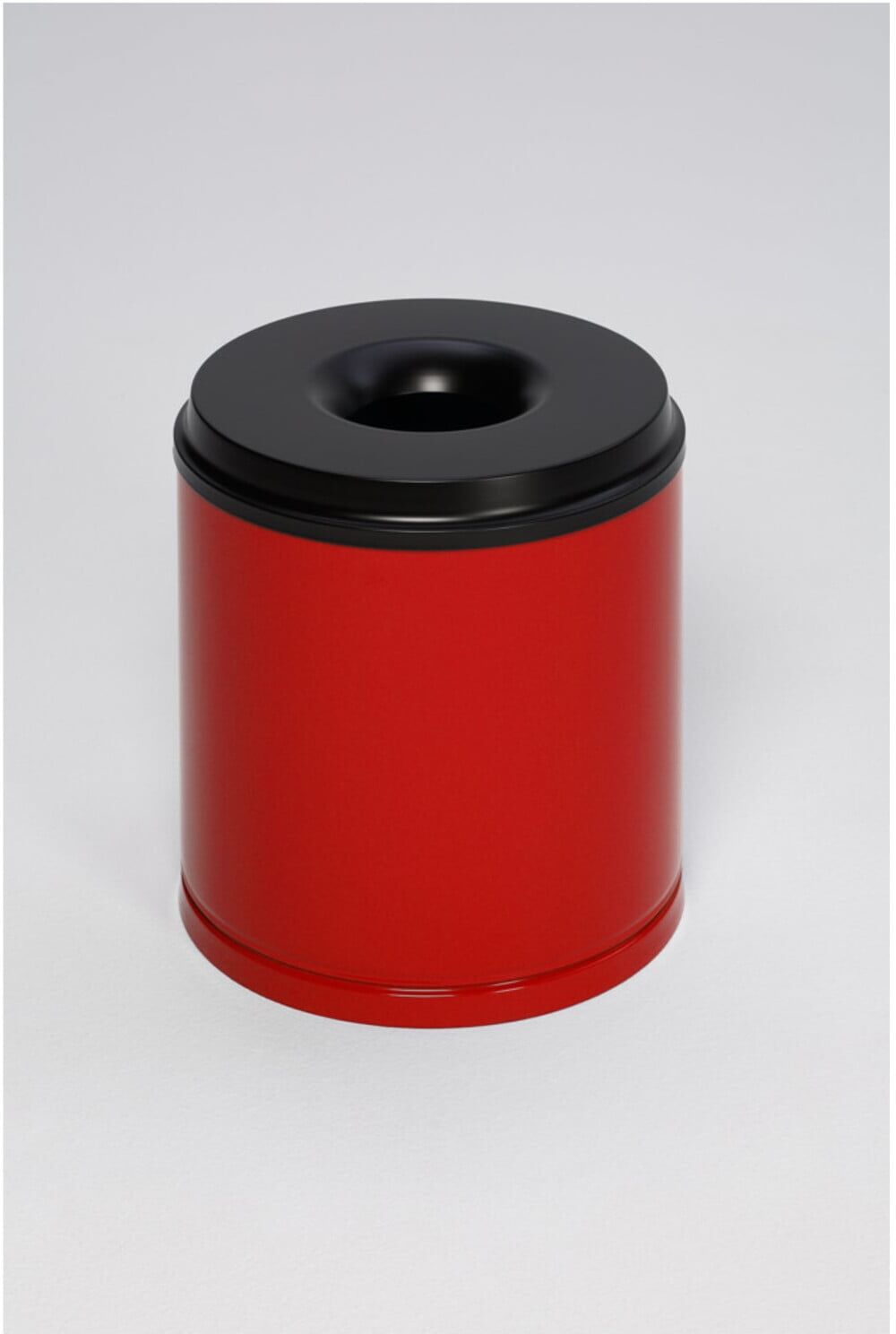 VAR Papierkorb feuersicher Löschkopf rot 30 l (3150)