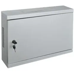 Datacom 19" rozvadÄ›Ä 3U 540/400/180mm plech.WALL3 (3 HE, 19 Zoll Rack), Serverschrank, Grau