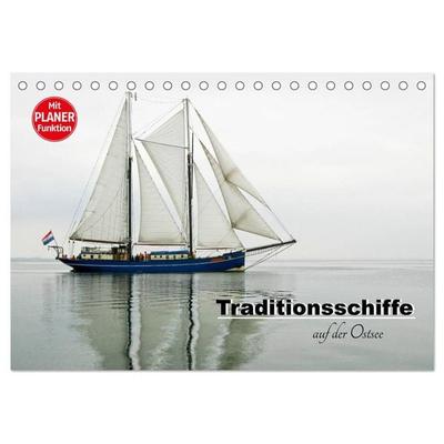 Traditionsschiffe auf der Ostsee (Tischkalender 2026 DIN A5 quer), CALVENDO Monatskalender