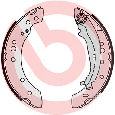 Brembo Bremsbackensatz [Hersteller-Nr. S54521] für Smart, Mitsubishi