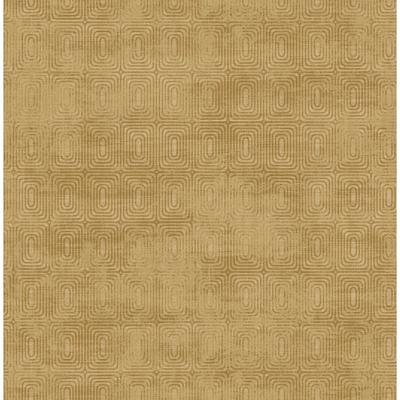 Seabrook Designs Amita Geometric Rectangles Unpasted Wallpaper