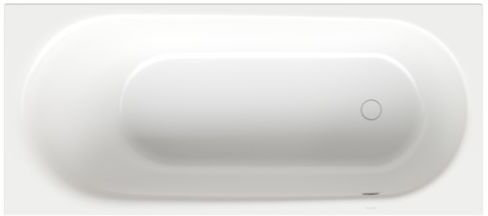 Bette BetteComodo Badewanne 1621-440 180x80x45cm, Überlauf vorne, Fußende rechts, snow