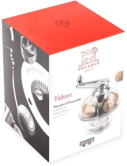 Muskatmühle PEUGEOT "Peugeot Muskatmühle Tidore 11 mm, T", transparent, H:11cm, Küchenmühlen, Muskatmühle transparent Einheitsgröße