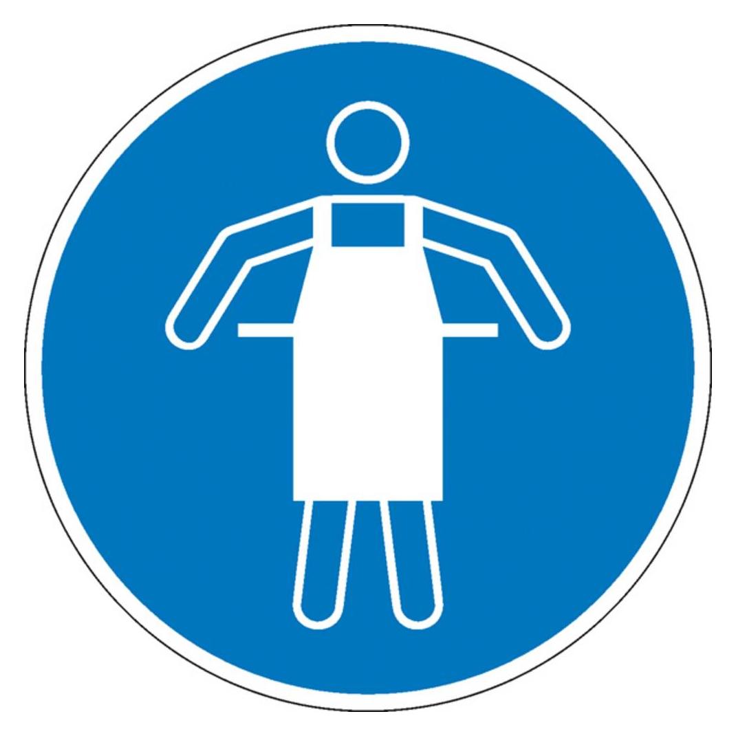 SafetyMarking Gebotsschild Schutzschürze benutzen (11.A7115)