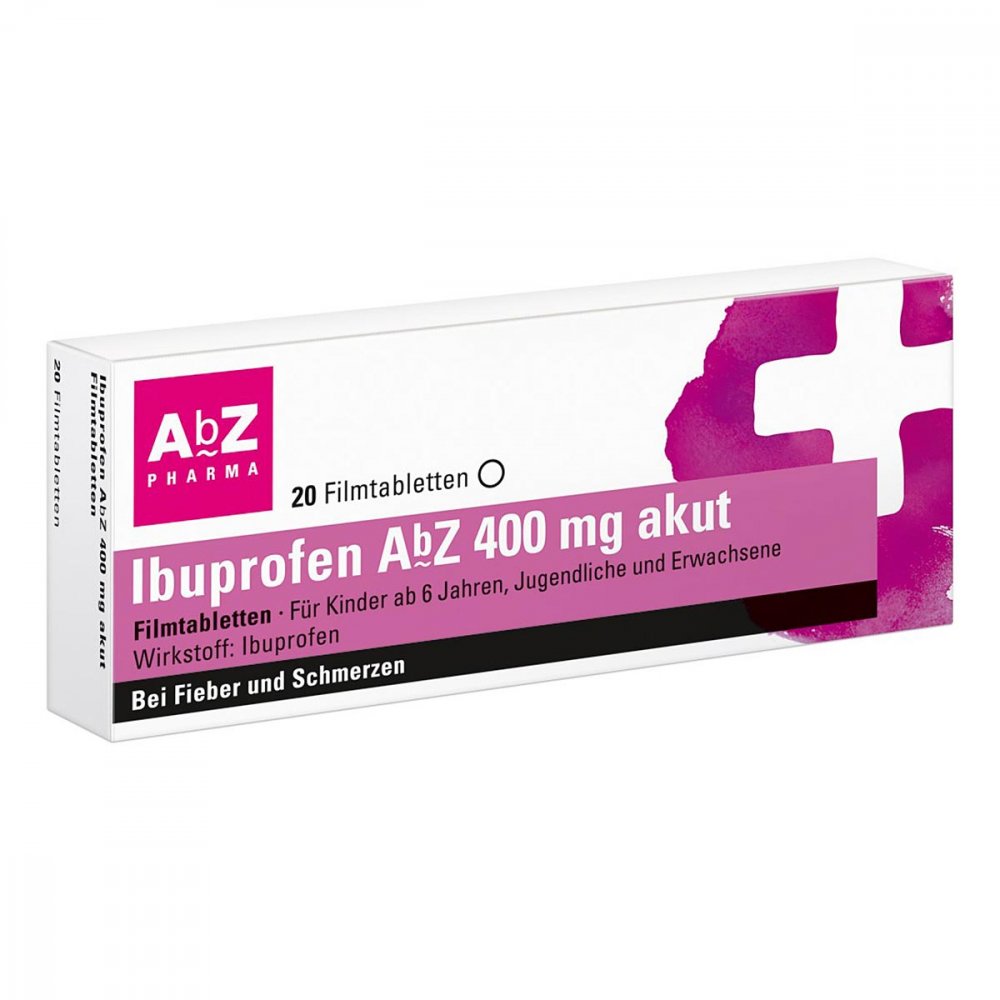 AbZ Pharma GmbH Ibuprofen AbZ 400 mg akut 11722825