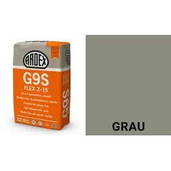Ardex G9S FLEX 2-15 Flex-Fugenmörtel, schnell 12,5 kg Papiersack Grau