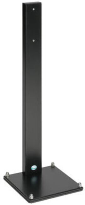 VAR Pied de support avec plaque de base, noir (12059)