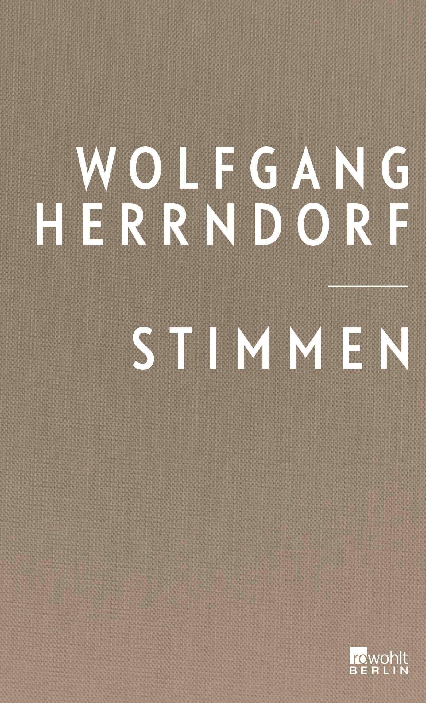 Wolfgang Herrndorf - Stimmen - Preis vom 11.10.2026 15:43:13 h
