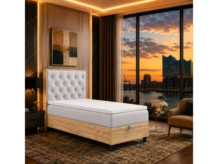 Best For Home Boxspringbett Trinity K-14 mit Bettkasten Matratze und Topper