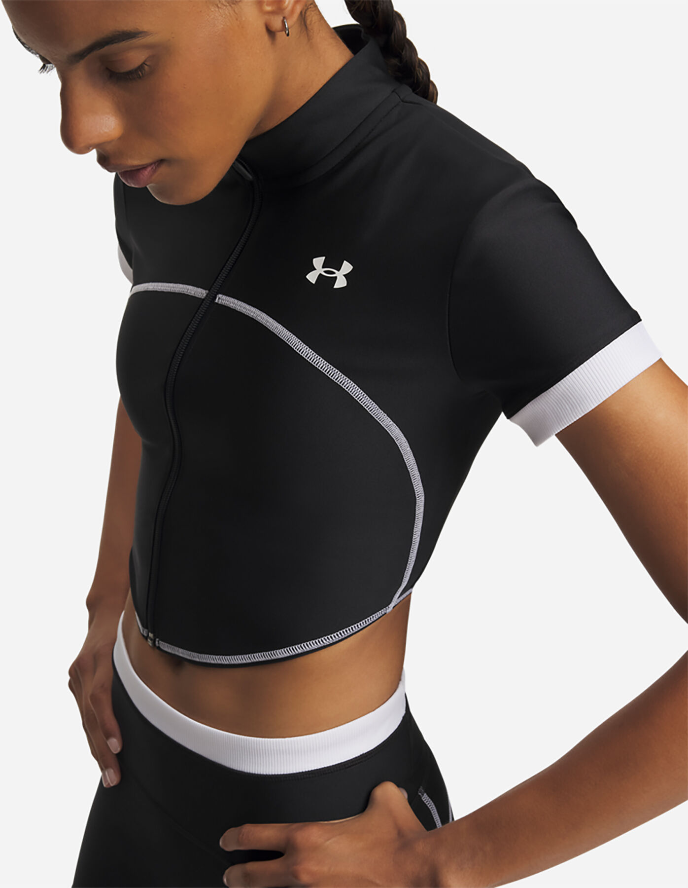 Under Armour Heatgear W - T-shirt Training - Donna - Nero L