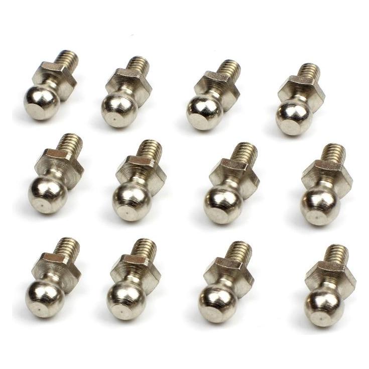 Blackzon Ball Stud 4.8x12mm (12pcs) (BL540143)