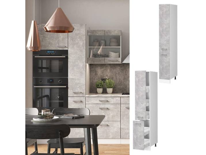 Meuble haute de cuisine Vicco R-Line Béton 30cm\, Model 37809