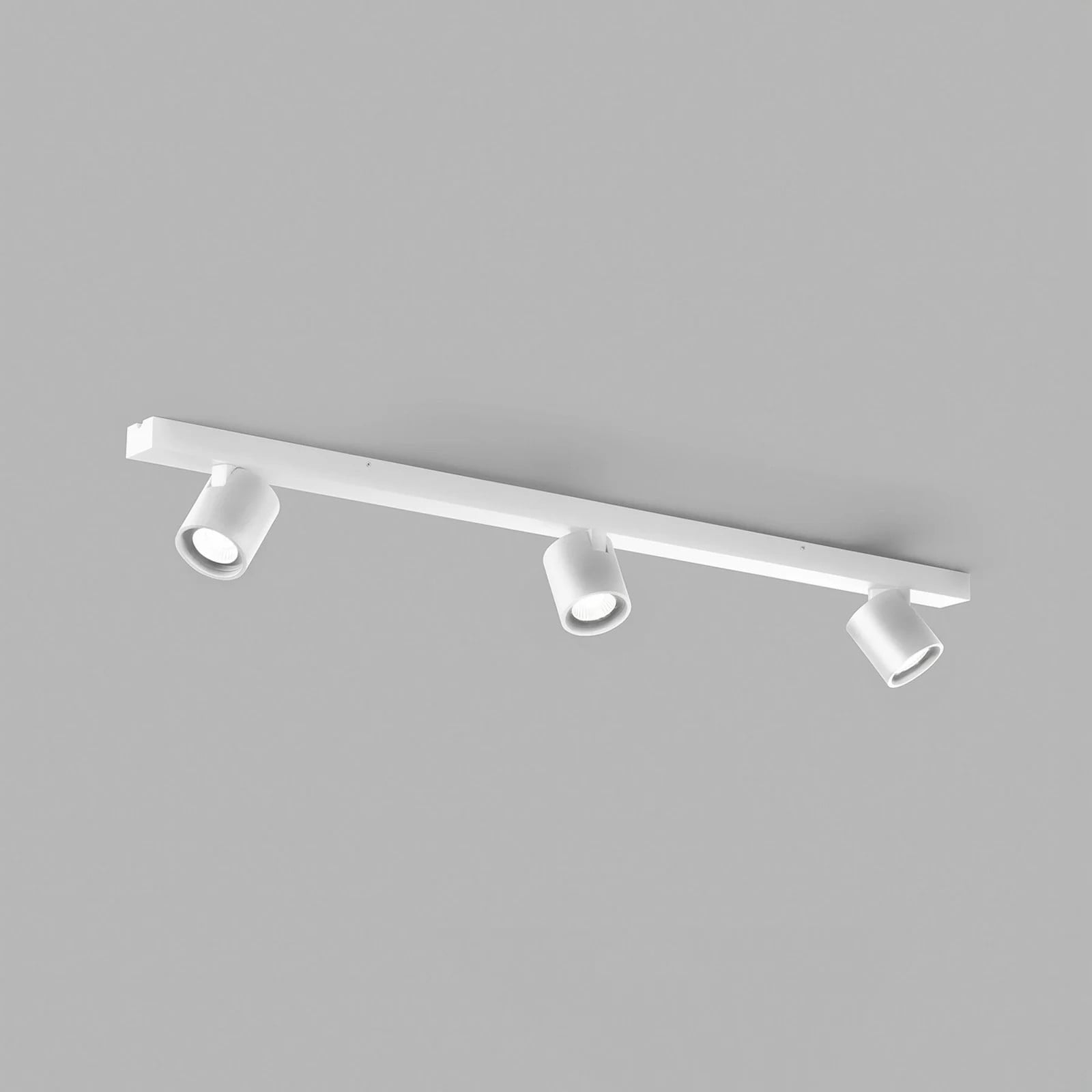 Light-Point Focus L900 LED-spot wit, 90 cm, 3-lamps, aluminium designer spot voor woonkamer en home office