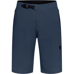 Fox, Herren, Velohosen, Defend Short (34, L, One Size, XL), Blau
