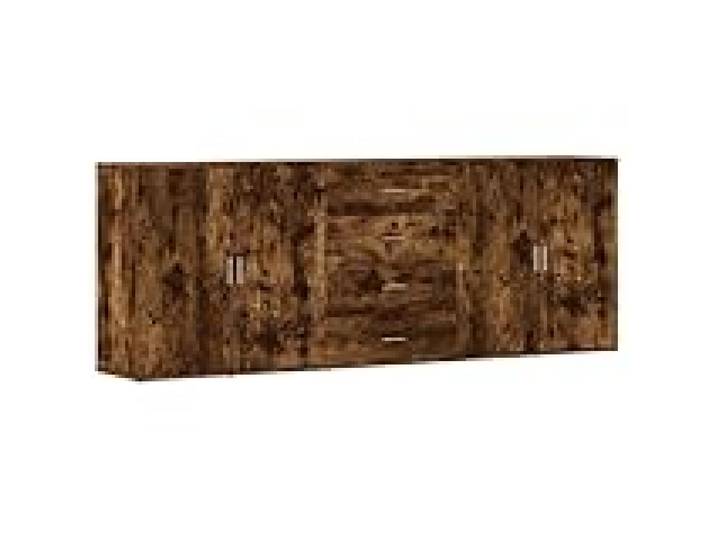 Helloshop26 Buffet bahut Commode Armoire Meuble de Rangement Organisateur Cuisine Salle de séjour Salons 3 pcs Bois d'ingénierie Marron 02_0037069