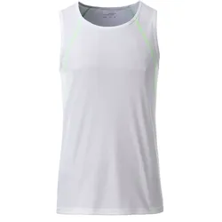 Funktions-Tanktop "JN494" - L - white/bright-green