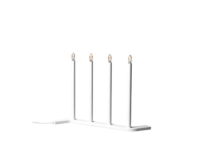 SMD Design Advent RE Adventskerzenhalter Weiß, 4 Kerzen