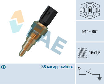 Fae Temperaturschalter, Kühlerlüfter 36670 Für Mazda