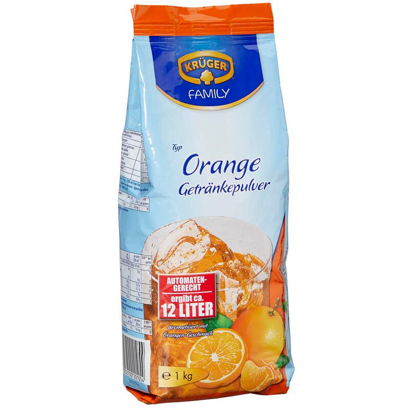KRÜGER FAMILY Orange Getränkepulver 1,0 kg 708199006