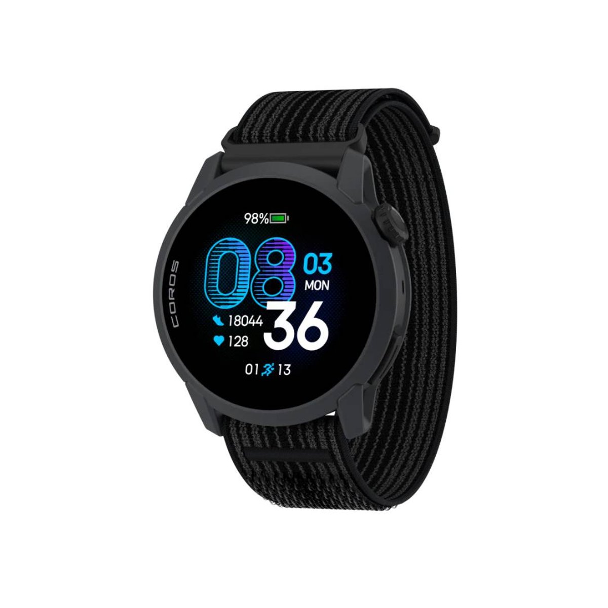 Relógio Coros Pace 4 GPS Preto Nylon Unisex