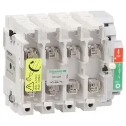 Schneider Electric GS1JD4 Gesicherter Trennschalter-Sockel GS1 4p 4 F, NFC, 100A