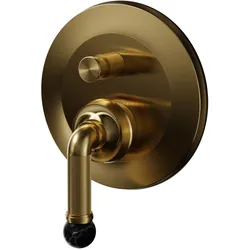 Steinberg Serie 355 Metamorphosis UP-Armatur Fertigmontageset für Wanne/Brause- Einhebelmischer mit Umsteller, 35521033BG, Farbe: Brushed Gold