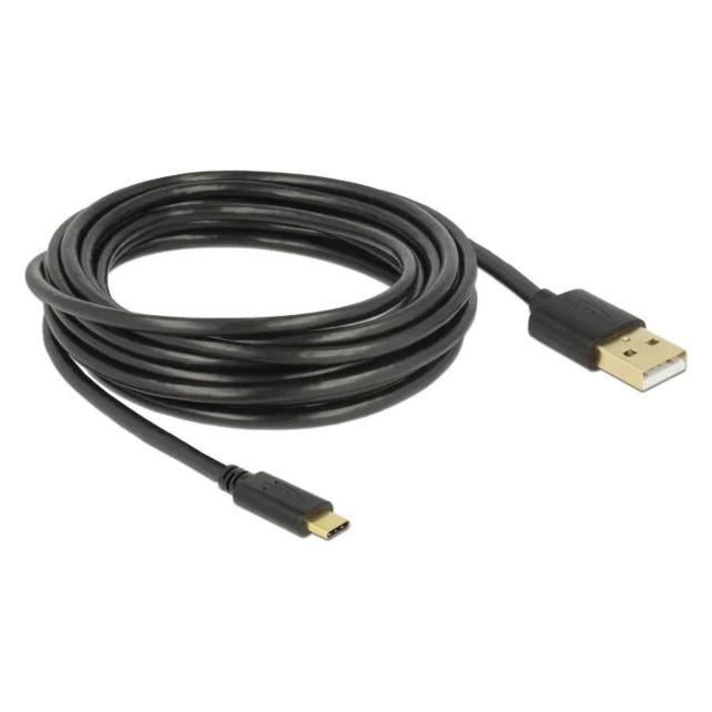 Delock USB 2.0 Kabel A-C (2 m, USB 2.0) (83327)