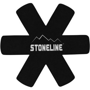 STONELINE Pfannenschoner 22309, schwarz, aus Vlies, hitzebeständig, Ø 38 cm, 2 Stück