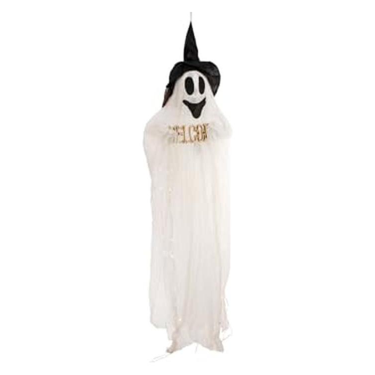 Europalms Halloween Figur lachender Geist, beleuchtet, 215cm (1 Stk.) (83316150)